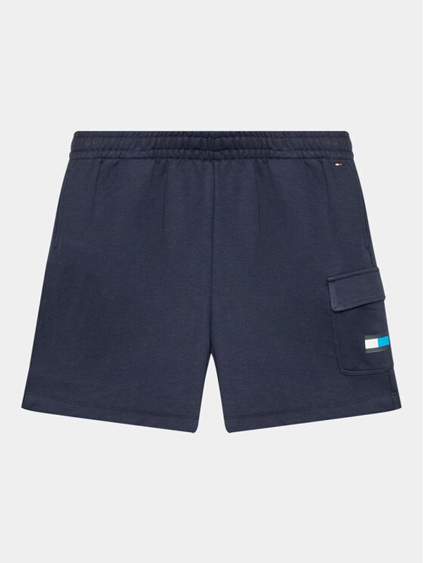 Tommy Hilfiger Tommy Hilfiger Спортни шорти KB0KB08096 D Тъмносин Regular Fit