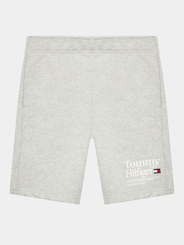 Tommy Hilfiger Tommy Hilfiger Спортни шорти KB0KB08119 D Сив Regular Fit