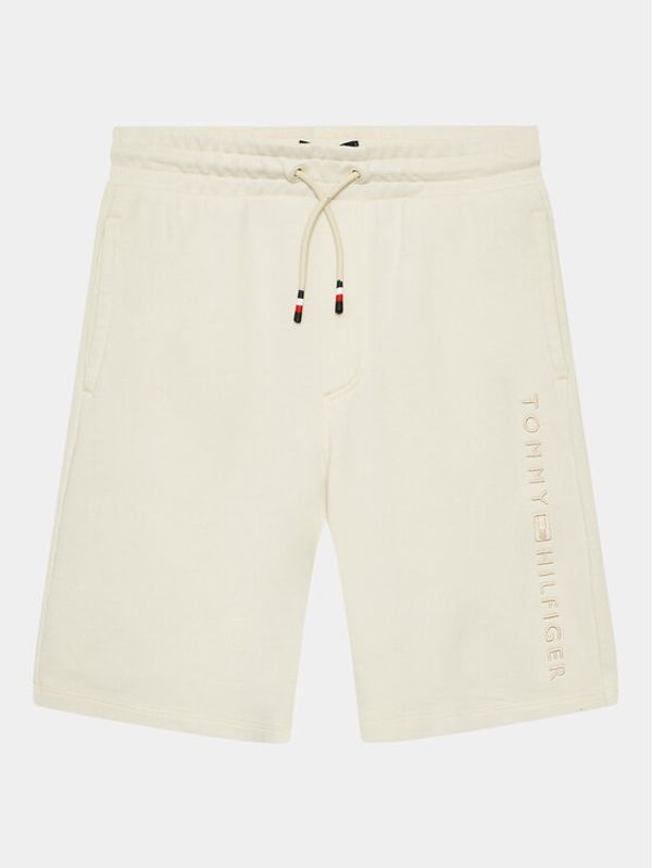 Tommy Hilfiger Tommy Hilfiger Спортни шорти KB0KB08238 D Екрю Regular Fit