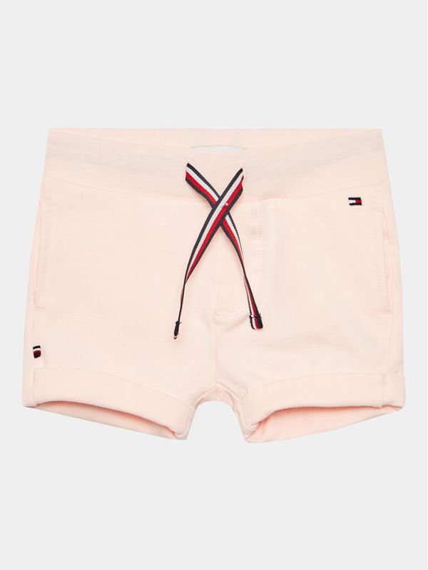 Tommy Hilfiger Tommy Hilfiger Спортни шорти KN0KN01618 Розов Regular Fit