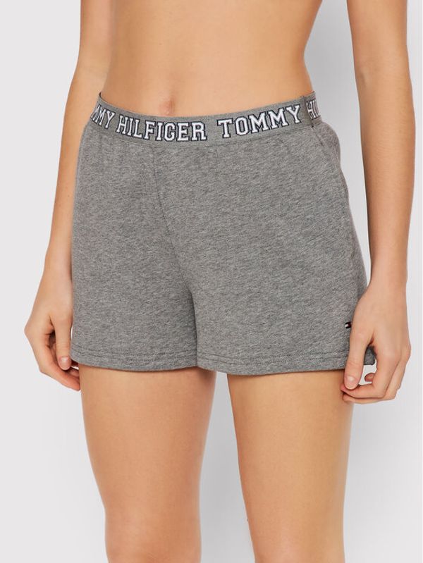 Tommy Hilfiger Tommy Hilfiger Спортни шорти Track UW0UW03213 Сив Regular Fit