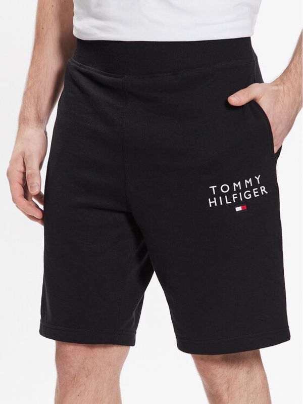 Tommy Hilfiger Tommy Hilfiger Спортни шорти UM0UM02881 Черен Regular Fit