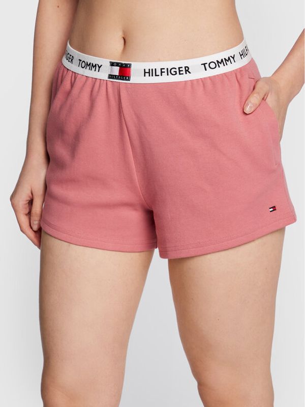 Tommy Hilfiger Tommy Hilfiger Спортни шорти UW0UW02296 Розов Relaxed Fit