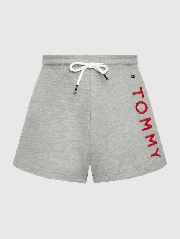 Tommy Hilfiger Tommy Hilfiger Спортни шорти UW0UW02869 Сив Regular Fit