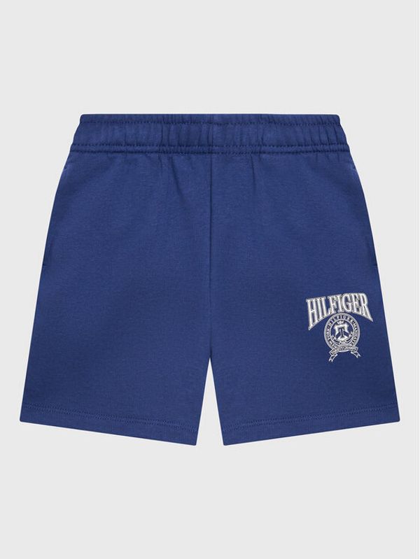 Tommy Hilfiger Tommy Hilfiger Спортни шорти Varsity KB0KB08067 D Син Regular Fit