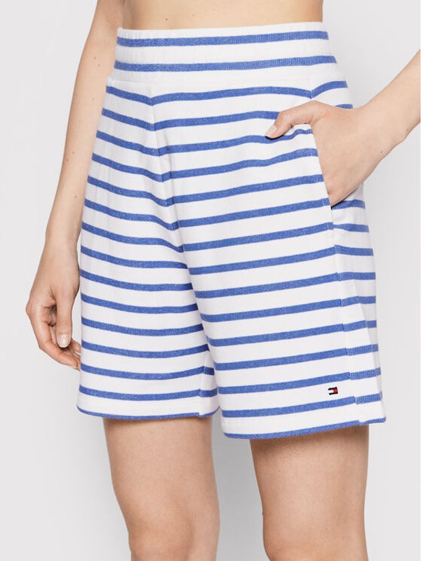 Tommy Hilfiger Tommy Hilfiger Спортни шорти WW0WW33581 Син Regular Fit