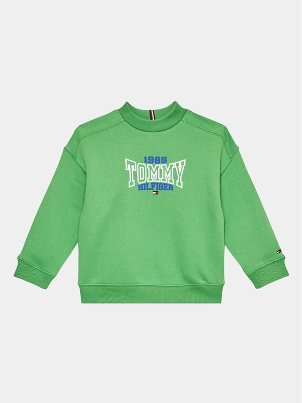 Tommy Hilfiger Tommy Hilfiger Суитшърт 1985 Varsity KB0KB08301 D Зелен Regular Fit