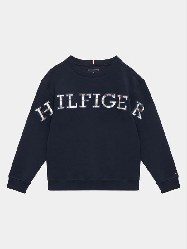 Tommy Hilfiger Tommy Hilfiger Суитшърт Bold Monotype KB0KB08382 D Тъмносин Regular Fit