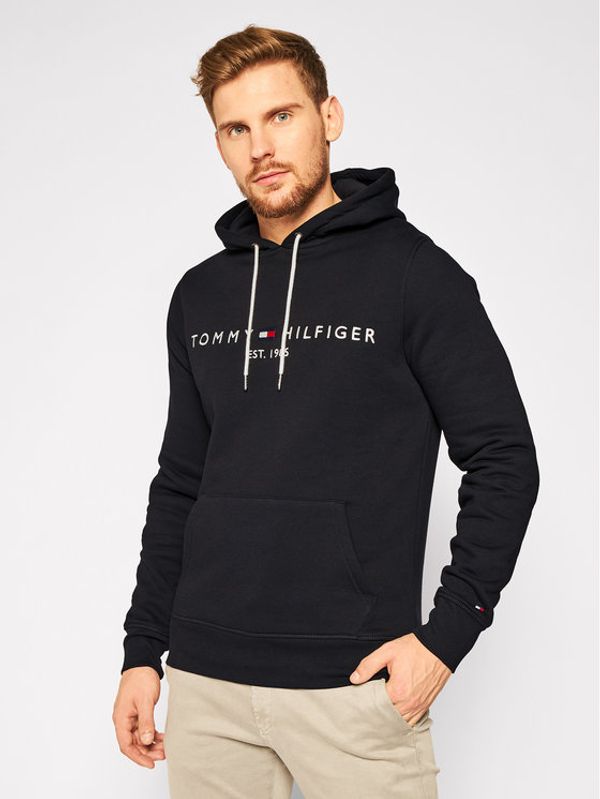 Tommy Hilfiger Tommy Hilfiger Суитшърт Core Logo MW0MW10752 Черен Regular Fit