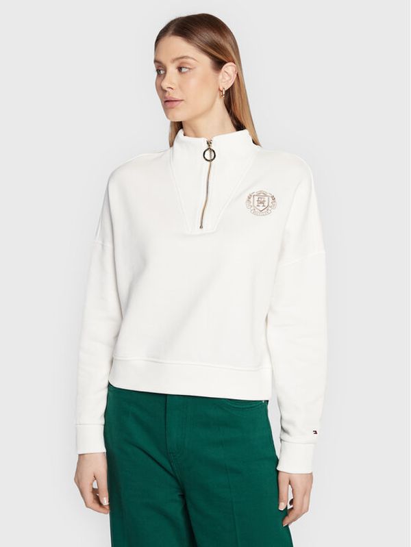 Tommy Hilfiger Tommy Hilfiger Суитшърт Crest WW0WW37172 Бежов Relaxed Fit