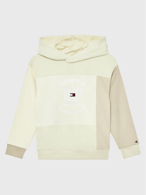 Tommy Hilfiger Tommy Hilfiger Суитшърт Cut Panel Icon KB0KB07659 Бежов Regular Fit