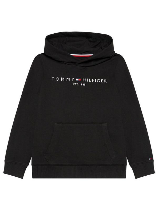 Tommy Hilfiger Tommy Hilfiger Суитшърт Essential Hoody KS0KS00213 Черен Regular Fit