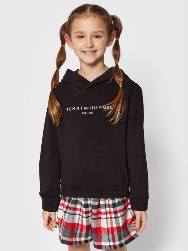 Tommy Hilfiger Tommy Hilfiger Суитшърт Essential KG0KG05674 M Черен Regular Fit