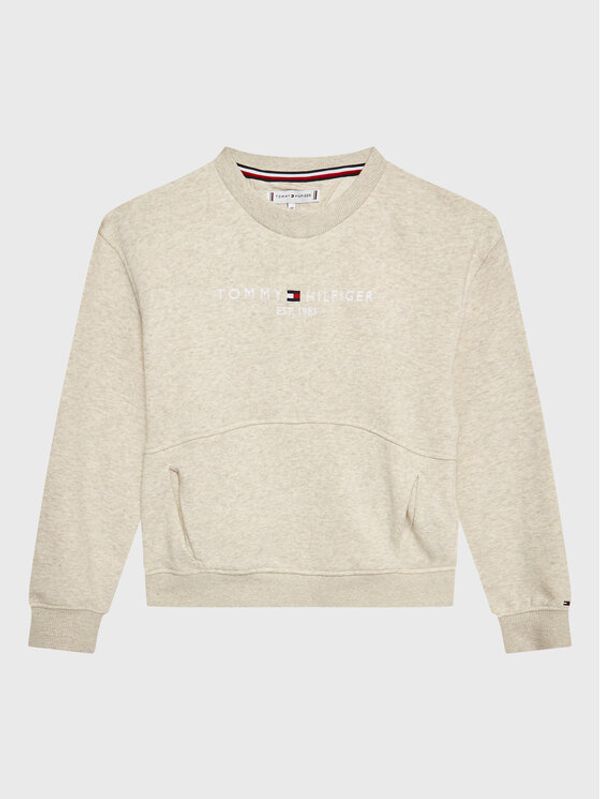 Tommy Hilfiger Tommy Hilfiger Суитшърт Essential KG0KG07043 M Бежов Regular Fit
