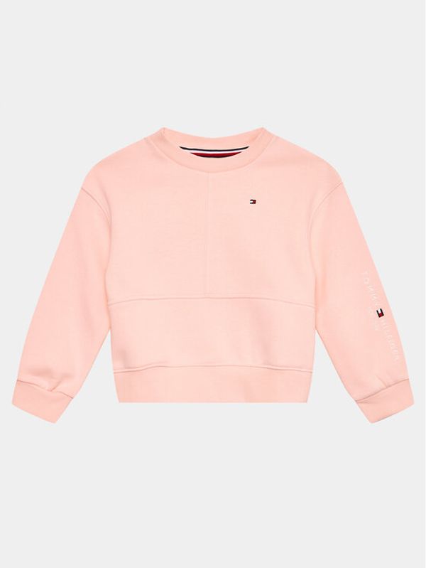 Tommy Hilfiger Tommy Hilfiger Суитшърт Essential KG0KG07369 D Розов Regular Fit