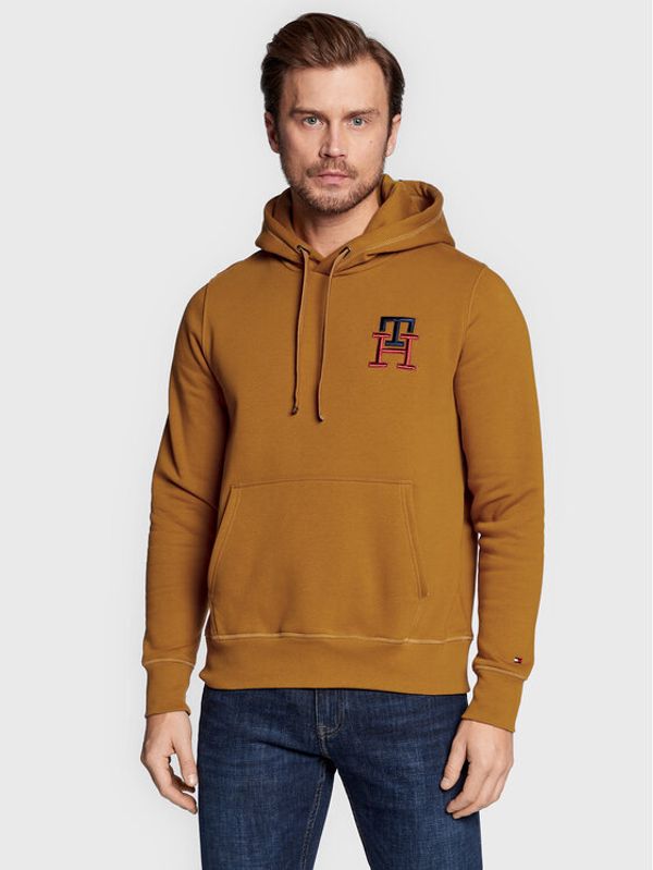 Tommy Hilfiger Tommy Hilfiger Суитшърт Essential Monogram MW0MW28677 Жълт Regular Fit