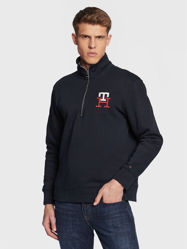 Tommy Hilfiger Tommy Hilfiger Суитшърт Essential Monogram MW0MW29304 Тъмносин Regular Fit