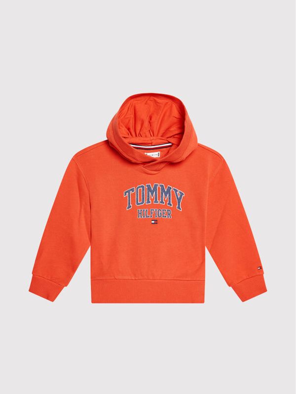 Tommy Hilfiger Tommy Hilfiger Суитшърт Essential Varsity KG0KG05676 M Червен Regular Fit