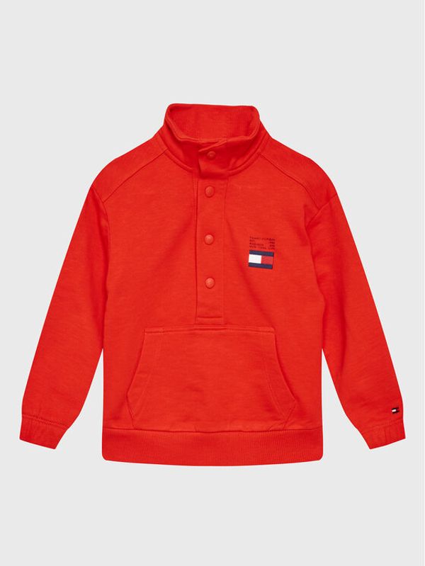 Tommy Hilfiger Tommy Hilfiger Суитшърт Flag KB0KB07953 D Червен Regular Fit