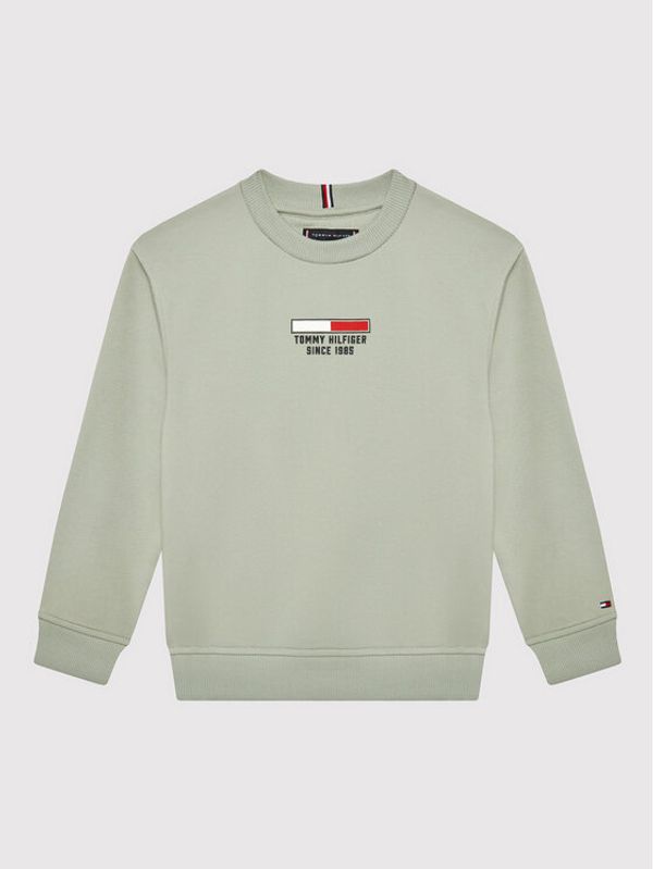 Tommy Hilfiger Tommy Hilfiger Суитшърт Flag Logo KB0KB07603 Сив Regular Fit