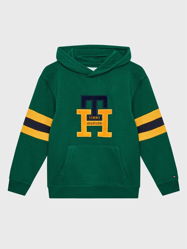 Tommy Hilfiger Tommy Hilfiger Суитшърт Icon Monogram KS0KS00312 D Зелен Regular Fit