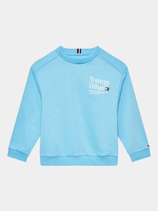 Tommy Hilfiger Tommy Hilfiger Суитшърт KB0KB08188 D Син Regular Fit