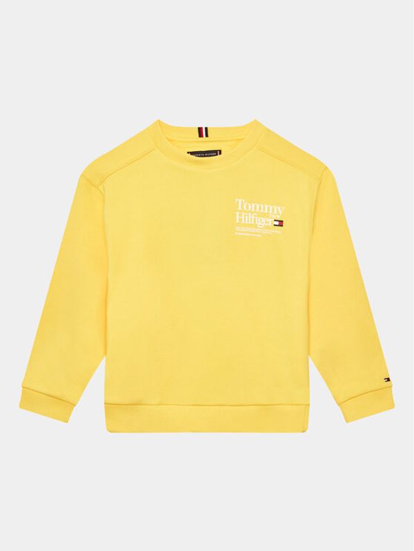 Tommy Hilfiger Tommy Hilfiger Суитшърт KB0KB08188 M Жълт Regular Fit