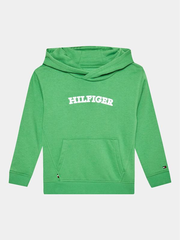 Tommy Hilfiger Tommy Hilfiger Суитшърт KB0KB08290 D Зелен Regular Fit