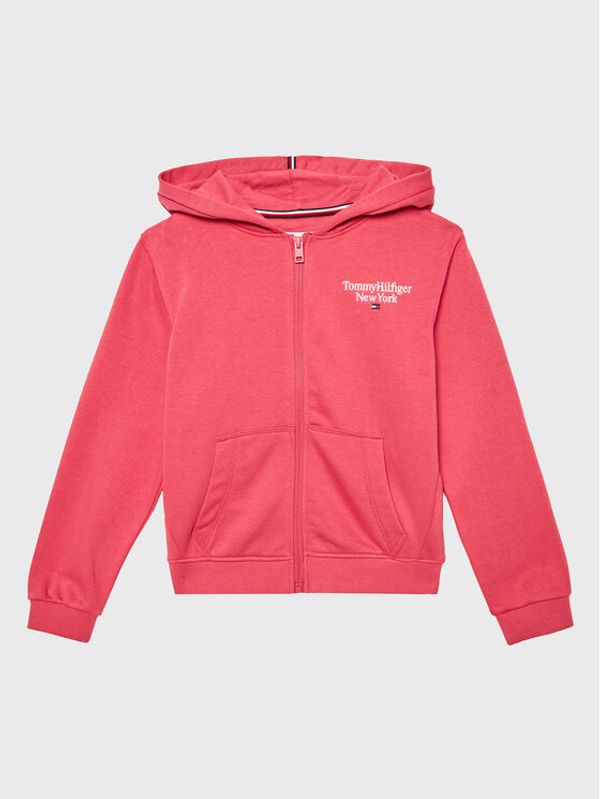 Tommy Hilfiger Tommy Hilfiger Суитшърт KG0KG07037 D Розов Regular Fit