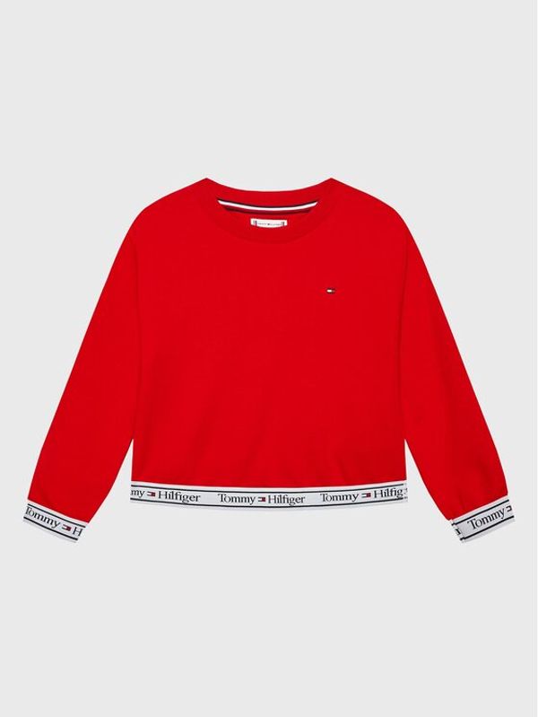 Tommy Hilfiger Tommy Hilfiger Суитшърт KG0KG07135 M Червен Regular Fit
