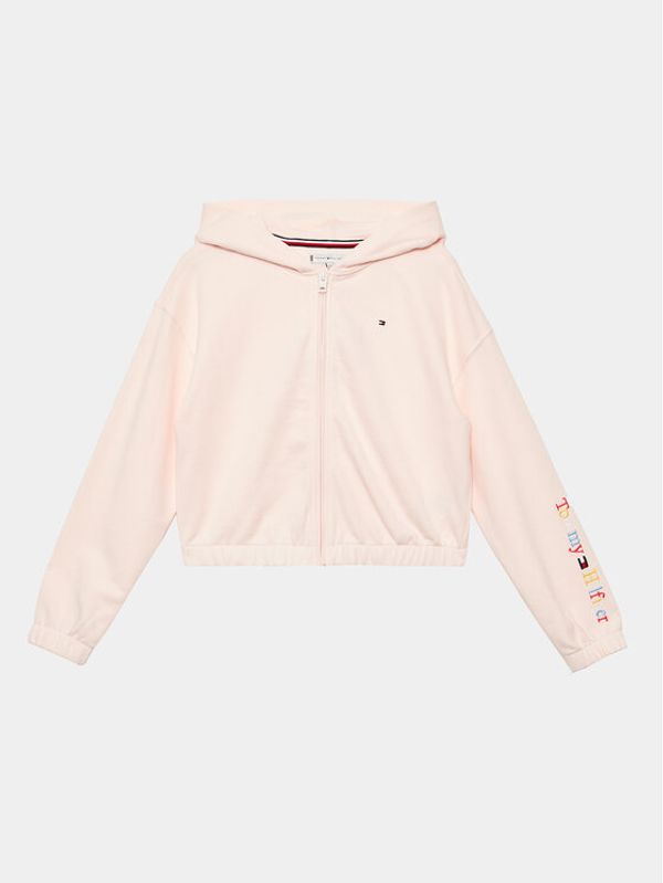 Tommy Hilfiger Tommy Hilfiger Суитшърт KG0KG07199 D Розов Regular Fit