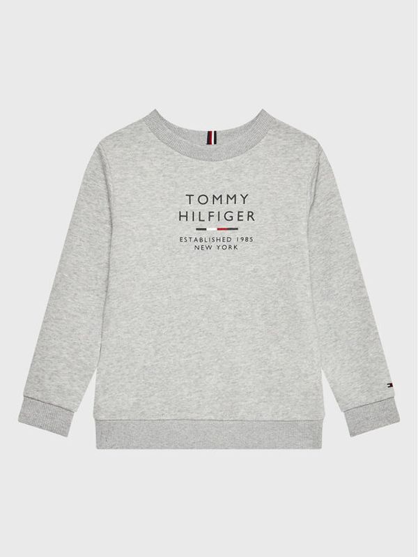 Tommy Hilfiger Tommy Hilfiger Суитшърт Logo KB0KB07960 D Сив Regular Fit