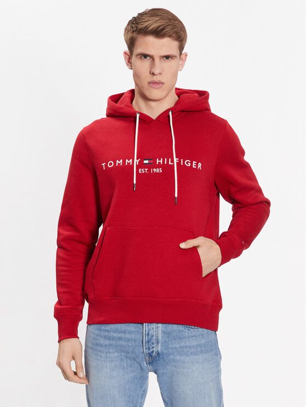 Tommy Hilfiger Tommy Hilfiger Суитшърт Logo MW0MW11599 Червен Regular Fit
