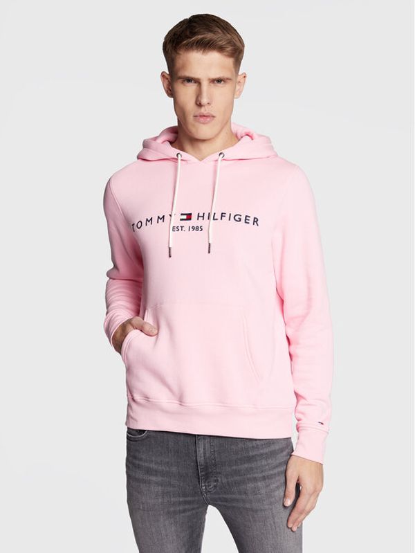 Tommy Hilfiger Tommy Hilfiger Суитшърт Logo MW0MW11599 Розов Regular Fit