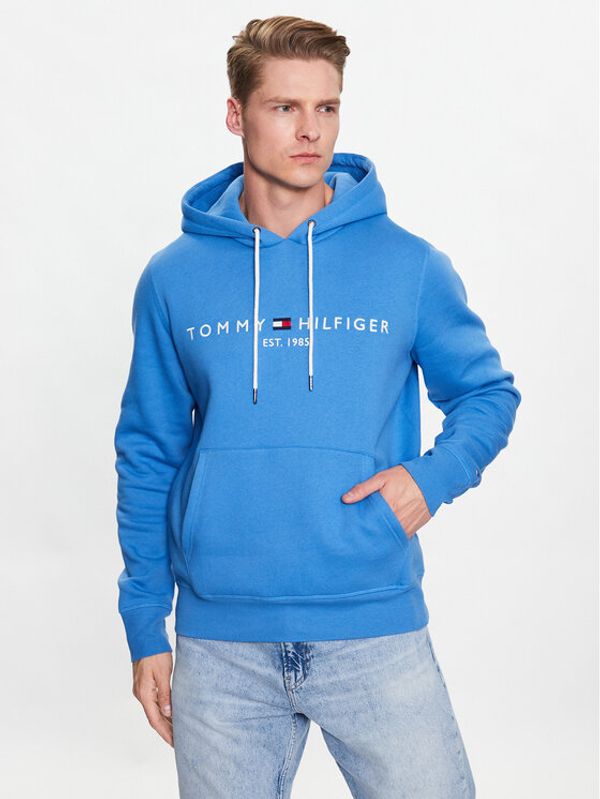Tommy Hilfiger Tommy Hilfiger Суитшърт Logo MW0MW11599 Син Regular Fit