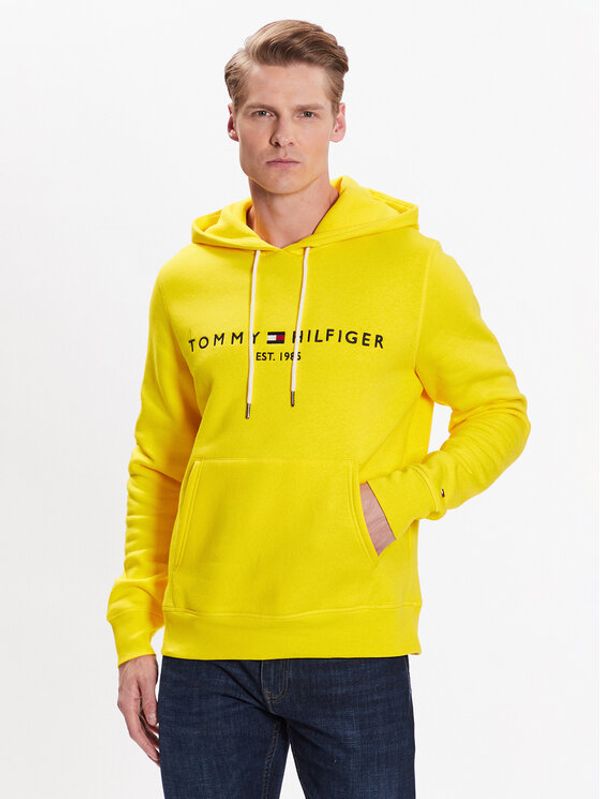 Tommy Hilfiger Tommy Hilfiger Суитшърт Logo MW0MW11599 Жълт Regular Fit