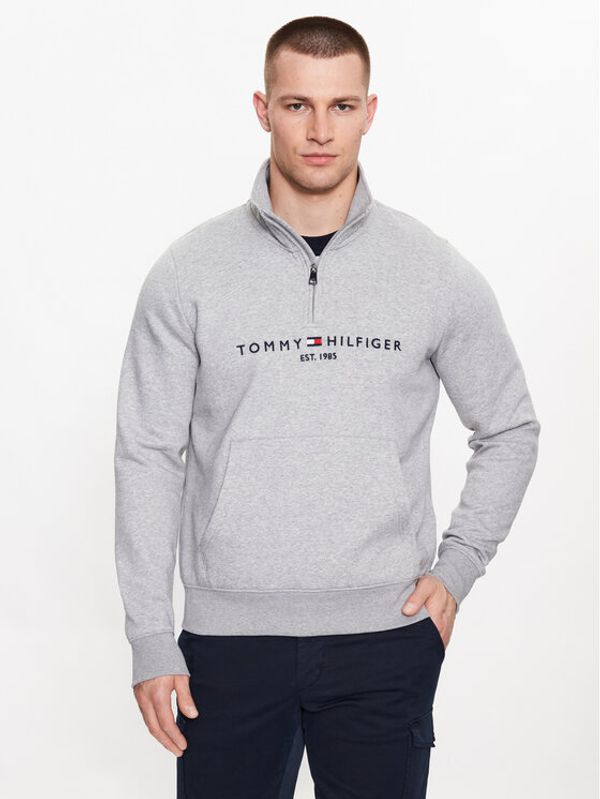 Tommy Hilfiger Tommy Hilfiger Суитшърт Logo MW0MW20954 Сив Regular Fit