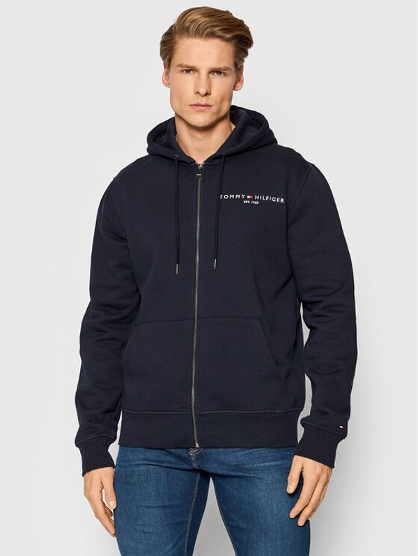 Tommy Hilfiger Tommy Hilfiger Суитшърт Logo MW0MW22197 Тъмносин Regular Fit