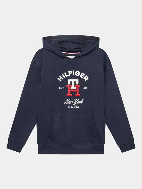 Tommy Hilfiger Tommy Hilfiger Суитшърт Monogram KS0KS00395 D Тъмносин Regular Fit