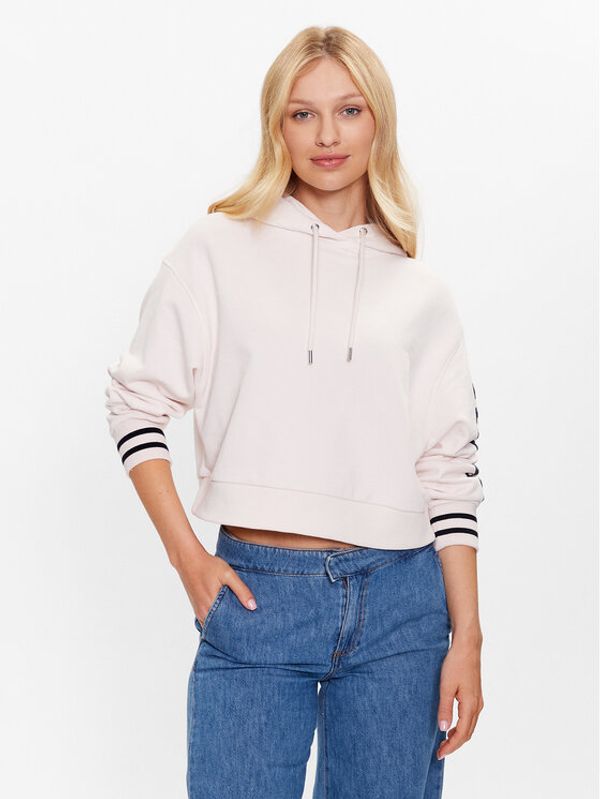 Tommy Hilfiger Tommy Hilfiger Суитшърт Monotype WW0WW39140 Бял Relaxed Fit