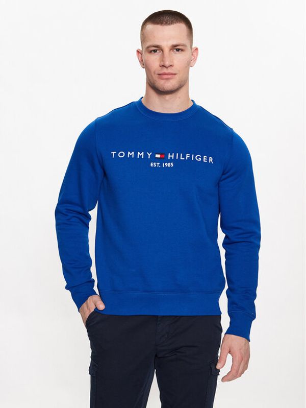 Tommy Hilfiger Tommy Hilfiger Суитшърт MW0MW11596 Син Regular Fit