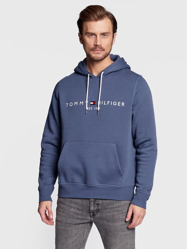 Tommy Hilfiger Tommy Hilfiger Суитшърт MW0MW11599 Син Regular Fit