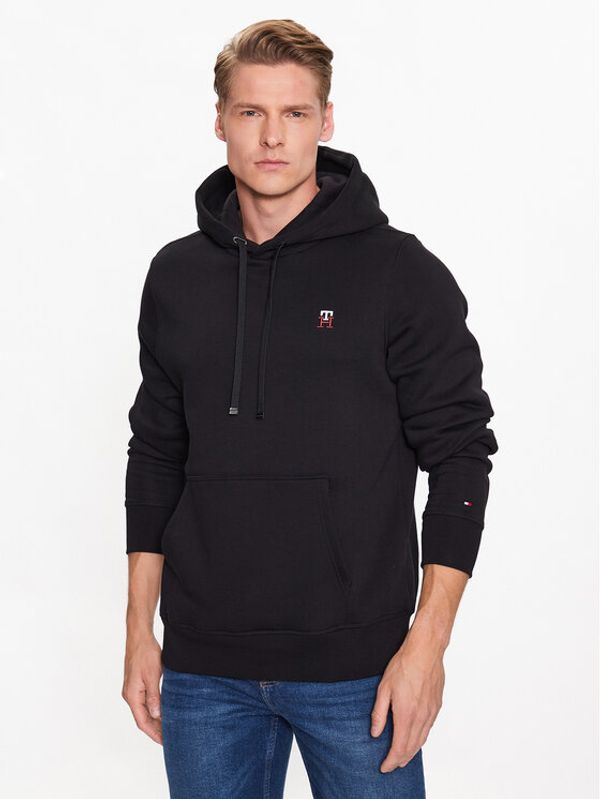 Tommy Hilfiger Tommy Hilfiger Суитшърт MW0MW29283 Черен Regular Fit