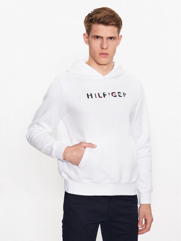 Tommy Hilfiger Tommy Hilfiger Суитшърт MW0MW32014 Бял Regular Fit