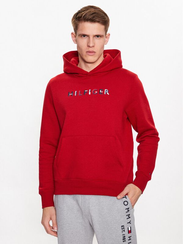 Tommy Hilfiger Tommy Hilfiger Суитшърт MW0MW32014 Червен Regular Fit