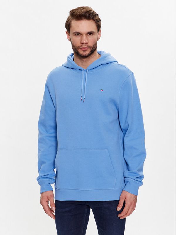 Tommy Hilfiger Tommy Hilfiger Суитшърт Pique UM0UM02873 Син Regular Fit