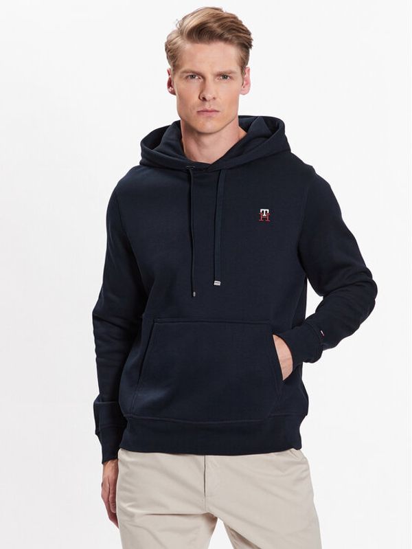 Tommy Hilfiger Tommy Hilfiger Суитшърт Small Imd MW0MW29283 Тъмносин Regular Fit
