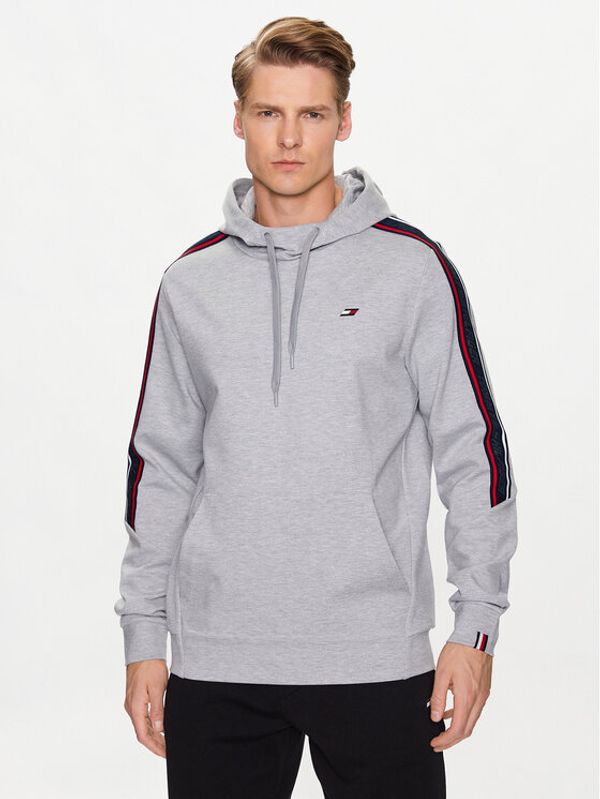 Tommy Hilfiger Tommy Hilfiger Суитшърт Textured Tape MW0MW30403 Сив Regular Fit