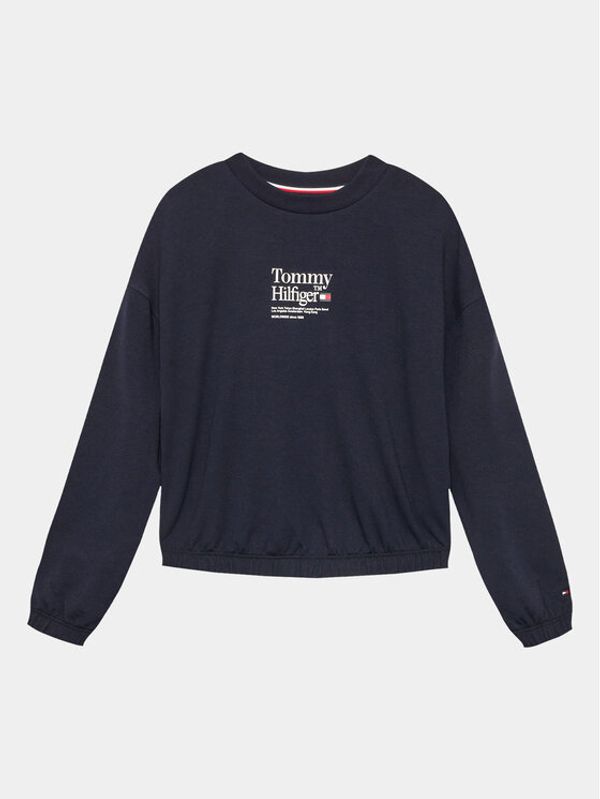 Tommy Hilfiger Tommy Hilfiger Суитшърт Timeless KG0KG07210 Тъмносин Regular Fit