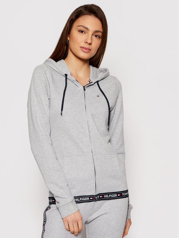 Tommy Hilfiger Tommy Hilfiger Суитшърт UW0UW00582 Сив Regular Fit